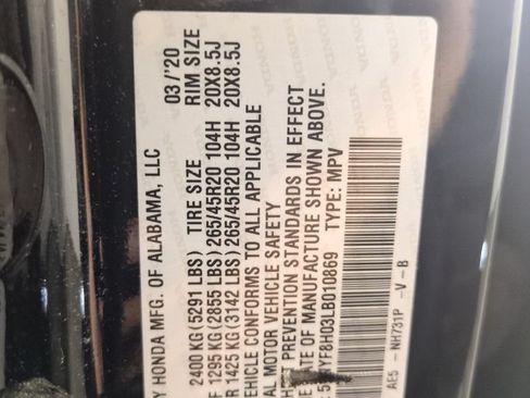 Used 2020 Honda Passport Elite image 29