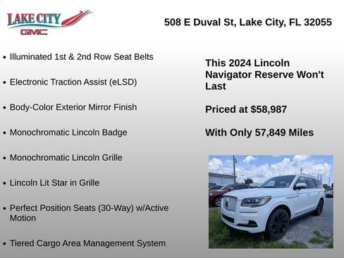 Used 2024 Lincoln Navigator Reserve AWD/4WD image 17