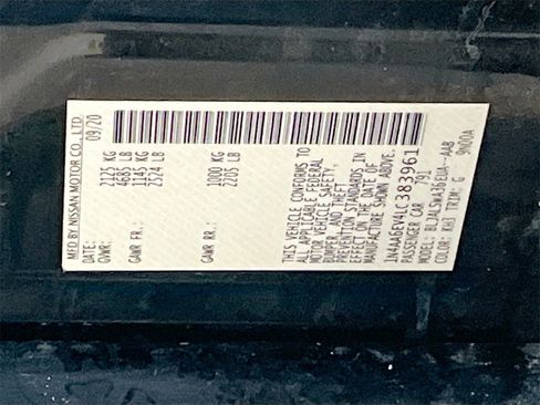 Used 2020 Nissan Maxima SR w/ Sport Mat Group image 33