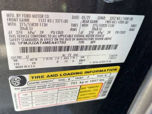Used 2021 Ford Expedition Limited AWD/4WD image 20