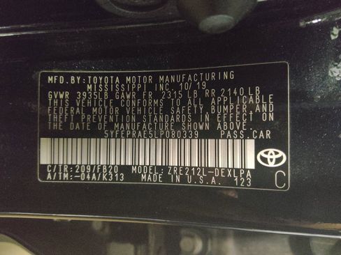 Used 2020 Toyota Corolla LE FWD image 33