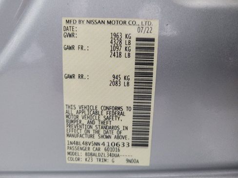 Used 2022 Nissan Altima 2.5 S FWD image 33