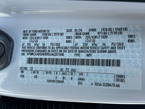 Used 2024 Ford Escape Active FWD image 35