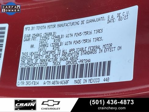 Used 2023 Toyota Tacoma SR image 33