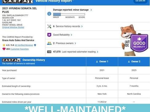 Used 2021 Hyundai Sonata SEL Plus w/ Preferred Accessory Package image 4