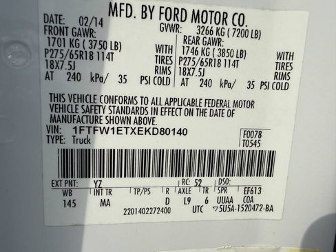 Used 2014 Ford F150 XLT w/ XLT Chrome Package AWD/4WD image 32