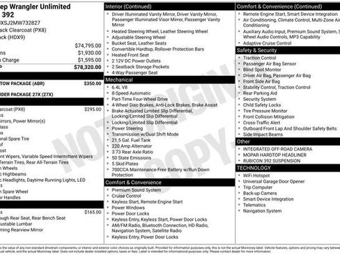 Used 2021 Jeep Wrangler Unlimited Rubicon w/ Trailer Tow Package image 7