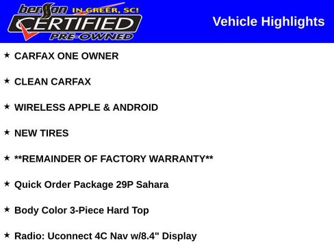 Used 2023 Jeep Wrangler Unlimited Sahara AWD/4WD image 2