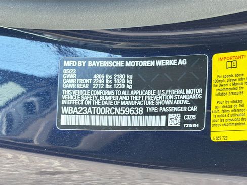 Used 2024 BMW 430i Convertible w/ M Sport Package image 41