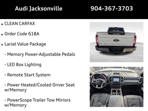 Used 2019 Ford F350 Lariat w/ Lariat Value Package image 9