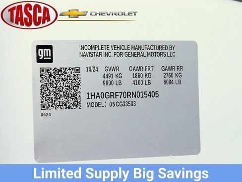 New 2024 Chevrolet Express 3500 w/ Power Convenience Package RWD image 29