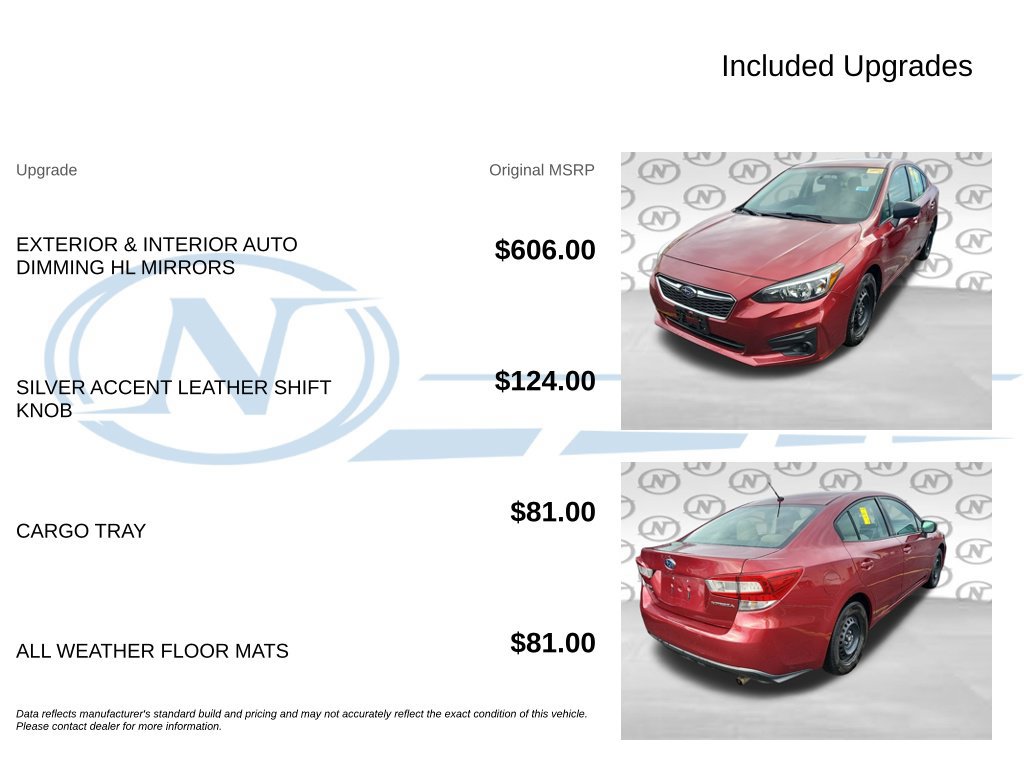 Used 2018 Subaru Impreza 2.0i AWD/4WD image 3