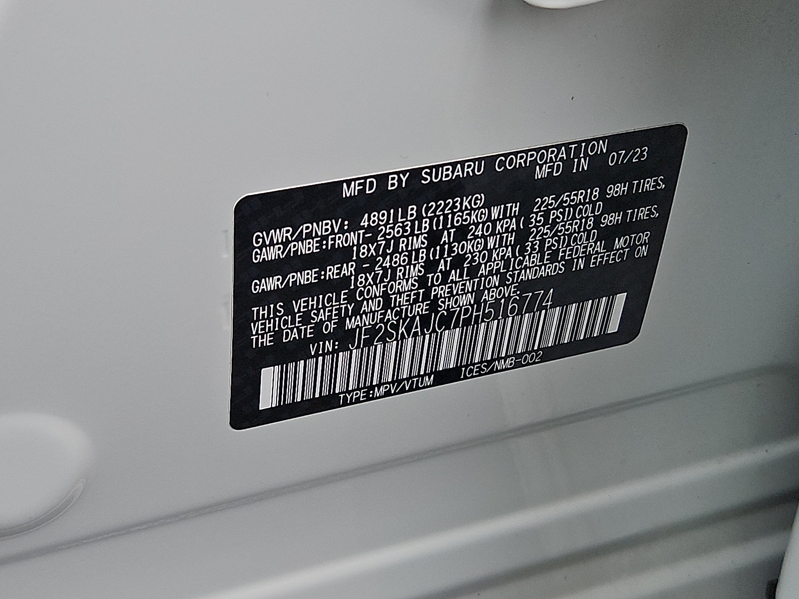 Certified 2023 Subaru Forester Sport AWD/4WD image 29