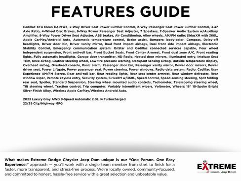 Used 2023 Cadillac XT4 Luxury w/ Trailering Package image 2