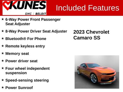 Used 2023 Chevrolet Camaro SS RWD image 3