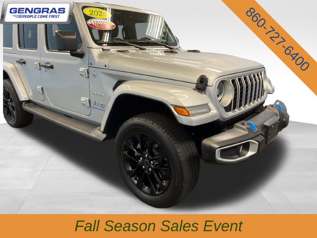 Used 2024 Jeep Wrangler Unlimited Sahara w/ Technology Group AWD/4WD image 47