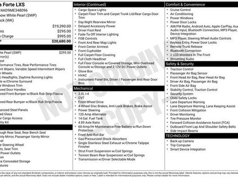 Certified 2021 Kia Forte LXS image 24