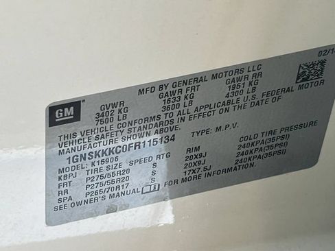 Used 2015 Chevrolet Suburban LTZ AWD/4WD image 39