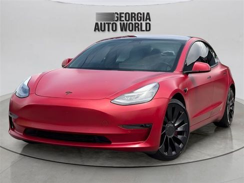 Used 2022 Tesla Model 3 Performance AWD/4WD image 3