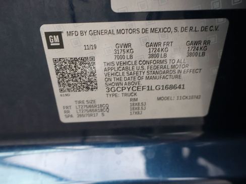 Used 2020 Chevrolet Silverado 1500 Custom Trail Boss w/ Custom Convenience Package image 45