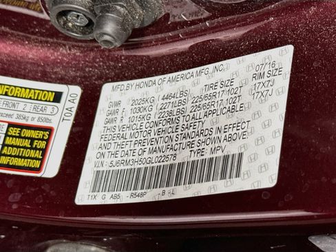 Used 2016 Honda CR-V EX image 40