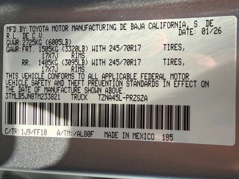 Used 2026 Toyota Tacoma SR5 AWD/4WD image 23