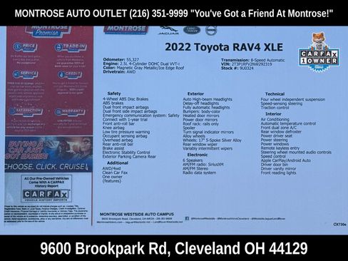Used 2022 Toyota RAV4 XLE image 55