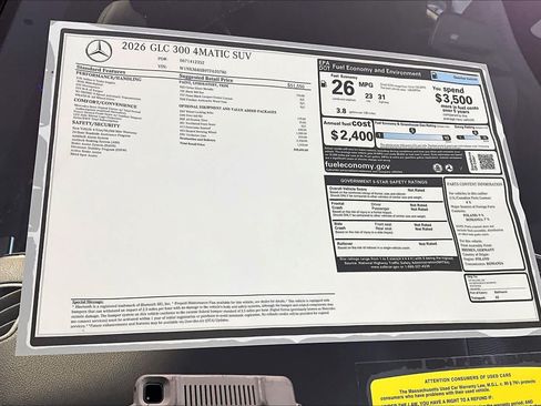New 2026 Mercedes-Benz GLC 300 4MATIC image 18