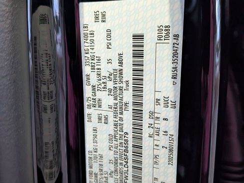 New 2025 Ford F150 XLT w/ Equipment Group 302A MID image 36