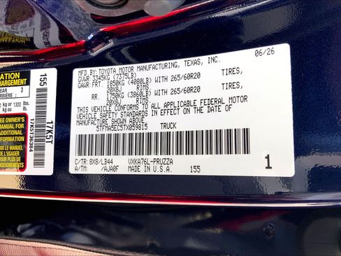 New 2026 Toyota Tundra 1794 Edition AWD/4WD image 17