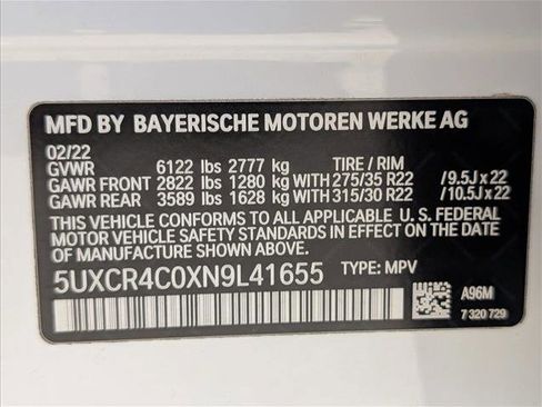Certified 2022 BMW X5 sDrive40i w/ M Sport Package image 20