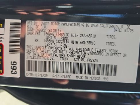 New 2026 Toyota Tacoma TRD Sport image 34