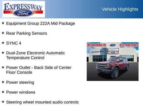 Used 2025 Ford Bronco Big Bend AWD/4WD image 2