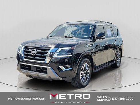 Used 2022 Nissan Armada SL w/ Captain's Chairs Package AWD/4WD image 1