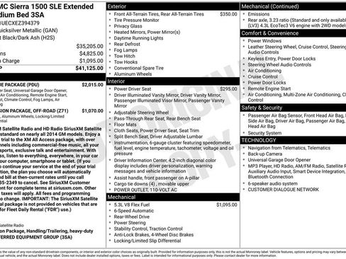 Used 2014 GMC Sierra 1500 SLE w/ SLE Value Package RWD image 36