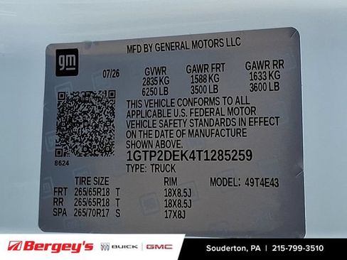 New 2026 GMC Canyon AT4 w/ Technology Plus Package AWD/4WD image 23