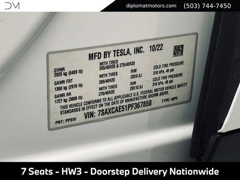 Used 2023 Tesla Model X AWD/4WD image 47