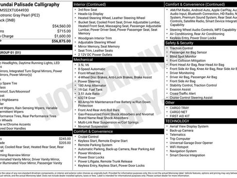 New 2026 Hyundai Palisade Calligraphy image 4