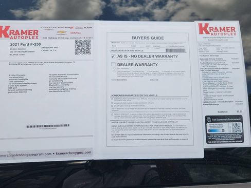 Used 2021 Ford F250 XL w/ Power Equipment Group AWD/4WD image 34