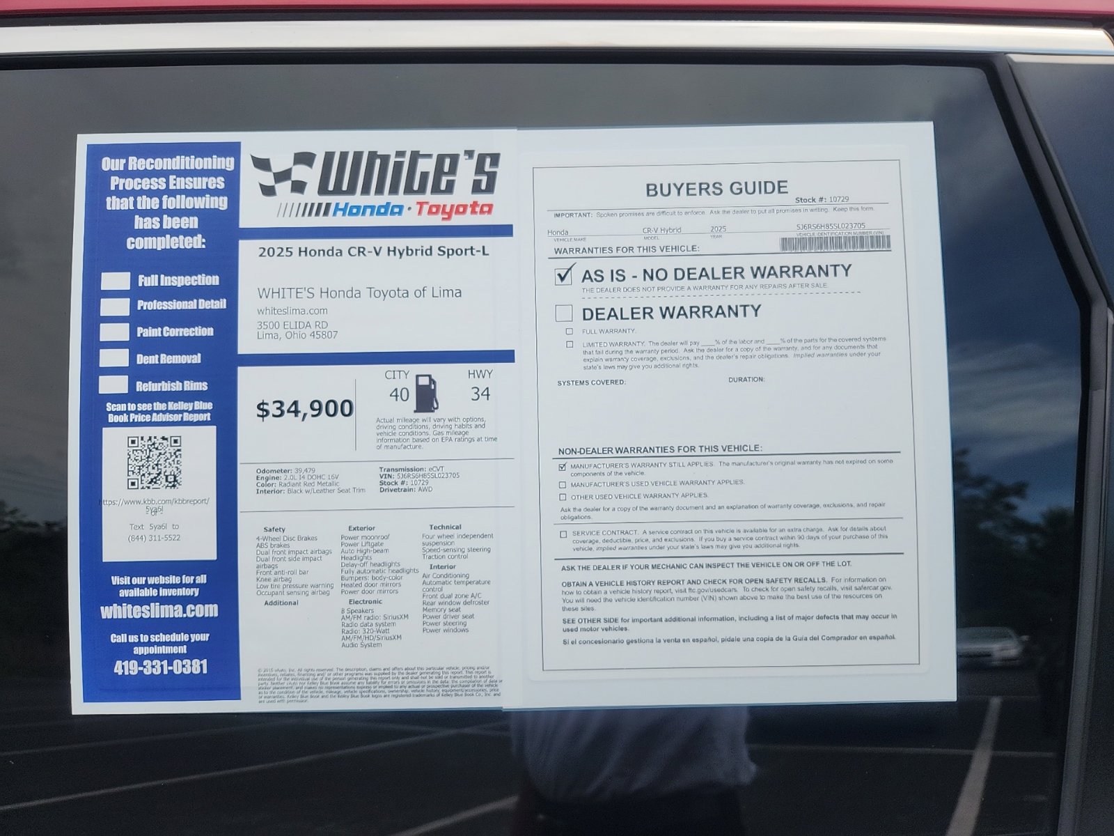 Used 2025 Honda CR-V Sport-L image 13