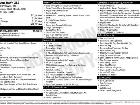 Used 2020 Toyota RAV4 XLE w/ Convenience Package image 28