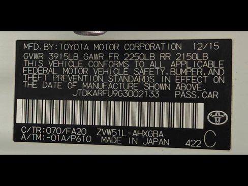 Used 2016 Toyota Prius Three FWD image 54