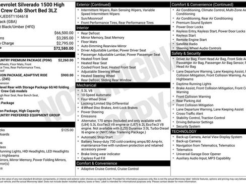 Used 2026 Chevrolet Silverado 1500 High Country w/ High Country Premium Package AWD/4WD image 33