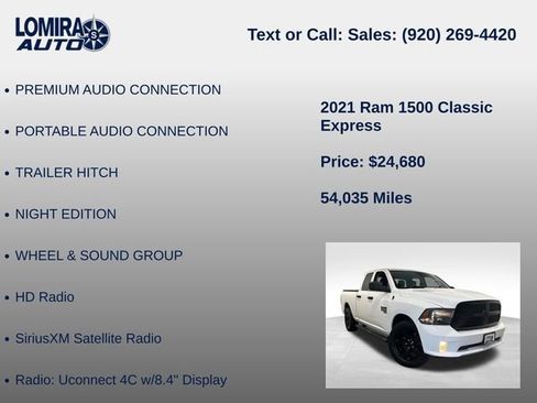Used 2021 RAM 1500 Express w/ Wheel & Sound Group AWD/4WD image 39