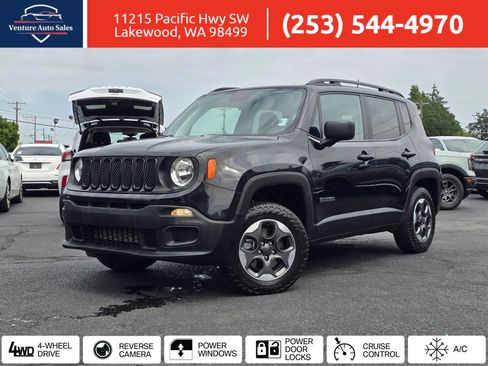 Used 2018 Jeep Renegade Sport w/ Power & Air Group AWD/4WD image 1