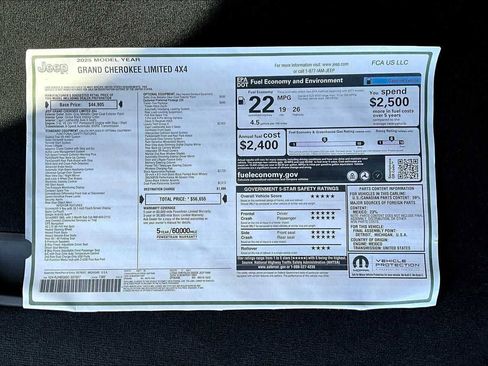 New 2025 Jeep Grand Cherokee Limited w/ Luxury Tech Group II image 27