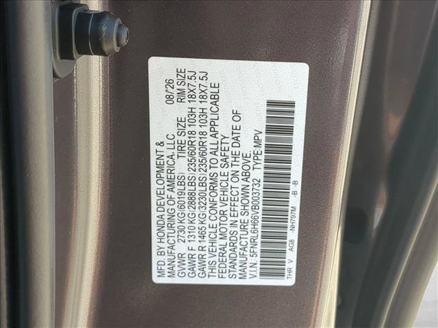 New 2027 Honda Odyssey EX-L image 16