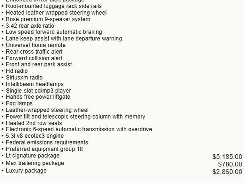 Used 2019 Chevrolet Tahoe LT w/ LT Signature Package image 8