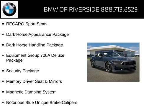 Used 2024 Ford Mustang Dark Horse w/ Dark Horse Handlin Package RWD image 15