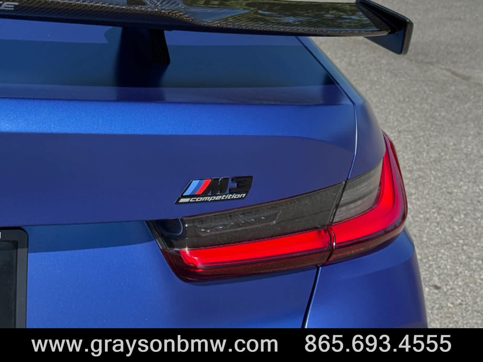 Used 2024 BMW M3 Competition w/ M Carbon Exterior Package RWD image 12